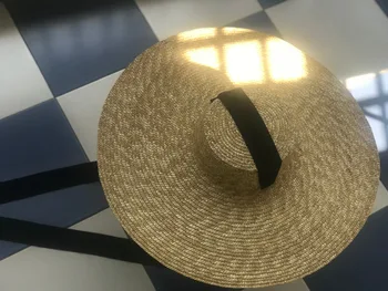 01904-rankų darbo parduoda karšto vėjo 5cm juostelė naujas vasaros lady saulės bžūp moterų laisvalaikio atostogų paplūdimio skrybėlę ( įvairių gamykla )_