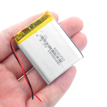 064050 604050 3.7 V 1600mAh polimero ličio baterija navigacijos GPS mažų žaislų, Li-ion Ląstelių DVD PSP MP4 MP5 Fotoaparatas