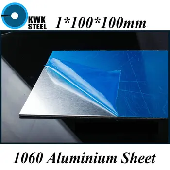 1*100*100mm Aliuminio 1060 Lapas Gryno Aliuminio Plokštės 