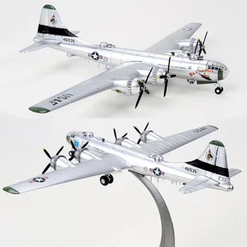 1/144 masto B-29 B29 strateginis Bombonešis antrojo pasaulinio KARO orlaivių lėktuvo DIECAST modeliai suaugusiems vaikams žaislai ekranas rodo kolekcijos