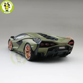 1/18 Lamborghini Sian FKP 37 Superautomobilį Lenktynių Automobilių Bburago 11046 Diecast Modelio Automobilių Žaislai, Berniukas, Mergaitė, Gimtadienio Dovanos