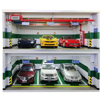 1:18 Modeliavimas Automobilių Stovėjimo Aikštelė, Modelį, Požeminis Garažas Live Ekrano Automobilio Modelį Talpinimo Dulkėms Žaislas Automobilis Spintelę Berniukas Žaislai