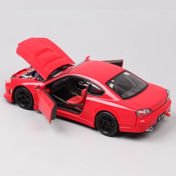 1:24 masto Welly Nissan Silvia S15 Spec-S Mona Lisa sporto automobilių Diecasts & Žaislinės Transporto priemonės modelio Kopijos miniatiūriniai kolekcija