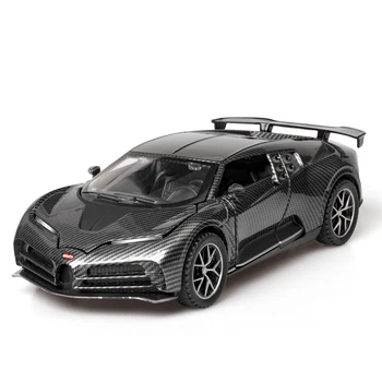 1:32 Anglies pluošto Bugatti Centodieci Diecasts & Žaislas Transporto priemonių, Žaislų Metalo Žaislas Automobilio Modelio Aukštos Modeliavimas Traukti Atgal Kolekcija Vaikams