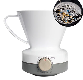 1-4 Puodelius Kavos Dripper Kūrybos Rezervuotis Laiką Lašinamas Kavos Filtras Taurės Nuolatinis Apipilti Kavos virimo aparatas Variklio PP medžiaga