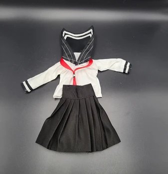 1:6 kareivis priedai ph moteris lėlės mokyklos vienodos ud klostuotas sijonas mokyklos vienodos kostiumas kūno modelis drabužius tbl 12 colių lėlės