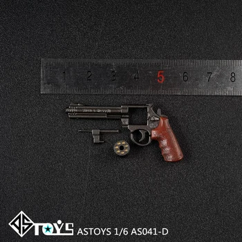 1/6 Masto Ginklas Modelis AS041 Revolver Modelis Žaislas PISTOLETAS pistoletas MODELIS-12 colių Kareivis Pav Priedai Kolekcija