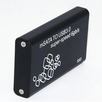 1.8 Colio MSATA SSD HDD Talpyklos Palaiko USB MSATA Mobiliojo Standžiojo Disko Dėžutė Parama 