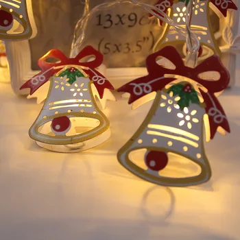 1,8 M 10 LED String Žibintai, Baterija Žvaigždžių Pasakų String Žibintai Sniego Žvakė Briedžių, Miegamojo Kalėdų, Vestuvių Dekoravimas