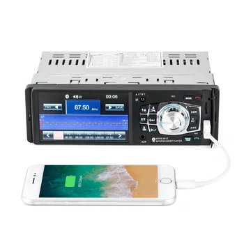 1 Din Auto 4.1 colių HD Automobilinis Multimedia MP3 Grotuvas MP5 Audio Stereo Radijas, Bluetooth, FM Nuotolinio Valdymo pultas Su Galinio vaizdo Kamera