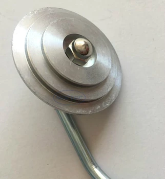 1 gabalas NCCTEC Stiklo laminavimo aliuminio Irklas Juostelės Pelėsių FRP Kampas Roller| dervos burbulas GRP darbo nuvalyti acetonu