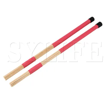 1 Pora Jazz Drum Šepečiai-Būgnų Lazdelės 40CM/pagaminti iš bambuko