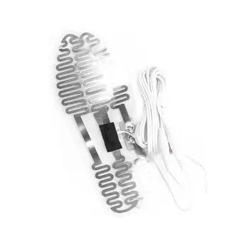 1 Pora Unisex Šildomi Vidpadžiai USB Elektros Šildymo Batai, Kilimėlis, Žiemą Šilta Įdėklais Lauko Sporto, Slidinėjimo Batų Įklotai