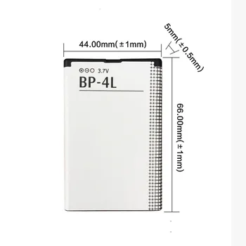 1 vnt 1500mAh BP-4L BP4L BP 4L Li-ion, Telefono Baterija 