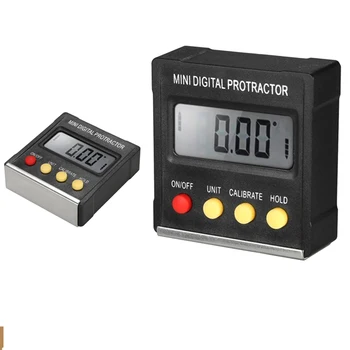 1 Vnt. Mini Skaitmeninis Inclinometer Lygio Kampo Matuoklis Matuoklis Matlankis su Magnetu Mini Skaitmeninis Inclinometer-30