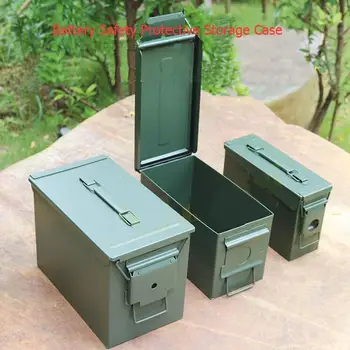 1 vnt RC Modelis Lipo Baterijos Saugos Apsauginiai Saugojimo Atveju Sprogimo Įrodymas Langelį, Rankinės Ketaus Vandeniui Sandariklio Dėžutės