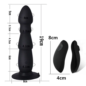 10 Greičio Analiniai Vibratoriai Vyrų Prostatos Massager Realistiškas Penis Dildo Vibratorius Moteris Butt Plug USB Siurbimo Sekso žaisliukai Vyrams