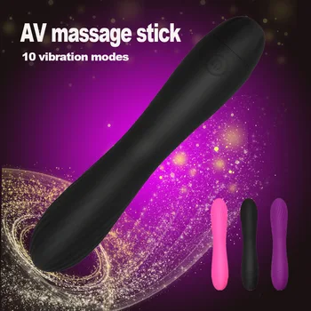 10 greičio Minkštas magic Smart wand galingas didelis Vibratoriai stick body Massager Moteris Lesbiečių Klitorį Stimuliuoja Masturbator sekso žaislai