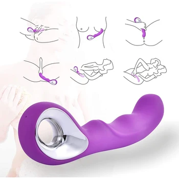 10 Greičio Silikoninė USB Įkrovimo Vandeniui AV Wand massager G Spot Vibratoriai Galingas Erotika Clit Vibratorius Sekso Žaislas Moterims
