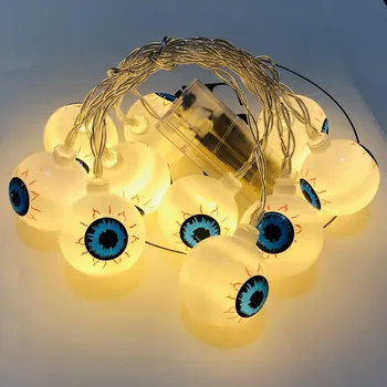 10 Led Dvasios Obuolio String Žibintai Su Baterijomis, Helovyno Naktį Lemputė Šalies Namų Puošybai Pasakų Žibintai