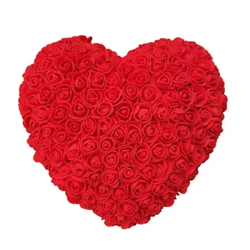 10 spalvų rožių meilės persikų širdies amžinąjį gėlių naujieji metai, valentino diena, kalėdos, dovanų kūrybos dovana vestuvių dekoravimas