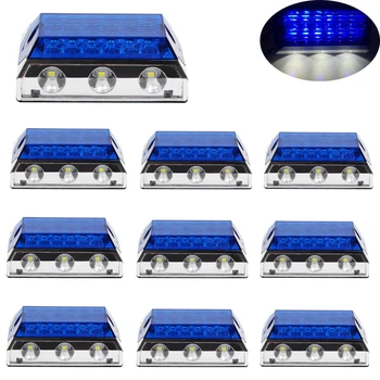 10 vnt Automobilių LED Patvirtinimo Žibintai Šoniniai Gabaritiniai Žibintai Automobiliams Sunkvežimių Priekabos Karavanas 24V HEHEMM