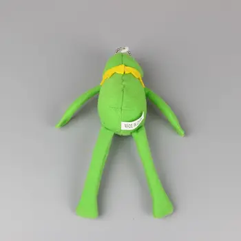 10 Vnt./Daug Sesame Street Kermit Varlė Mini Pliušinis Pakabukas su Keychain Mielas Varlė Iškamšos Lėlės 17 CM