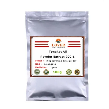 100-1000g Grynas Tongkat Ali miltelių ekstrakto 200:1, Eurycoma longifolia, Pasak Bumi, Dongge Ali, Cay Ba Binh miltelių ekstrakto