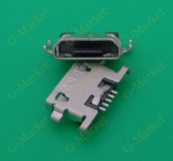100 vnt Nauji Micro USB Lizdas lenovo A590 A670T S890 S820 S880 A710E įkroviklio jungtis dock uosto plug