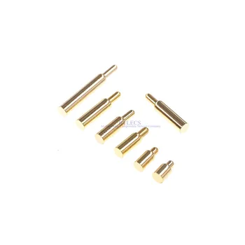 100 vnt skersmuo-1,5 mm spyruoklinė Miniatiūriniai pogo pin jungties aukštis 3 3.5 4 4.5 5 5.5 6 6.5 7 8 9 10 mm SMD Atskiras Zondas