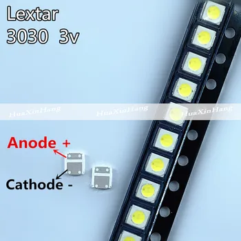 1000pcs LED Backlight 1W 3030 3V Cool white 80-90LM TV Taikymas naujas