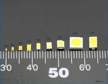 1000pcs X 5050 RGB Led Lemputė SMD Led Diodų RGB LED smd 5050 super-bright-led Nemokamas Pristatymas SMT Ritės SMD tipo