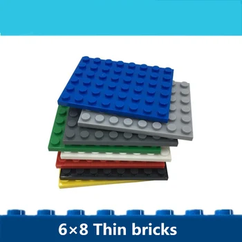 100g/daug Blokai Mažų Dalelių Dalys 6*8 Priedai Suderinama su žinomu blokai žaislai legggo duomenys