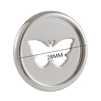 100PCS28MM plastiko privalomas žiedas sagtis grybų skylę žiedinių segtuvų, drugelis privalomas disko privalomų knygų įrišimas žiedinių segtuvų