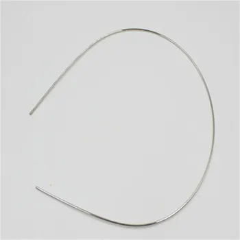 100vnt 1.2 mm, metalo lankelis Dėvėti Karoliukai Plaukų Juosta Hairwear Bazės Nustatymo Jokių Dantys 