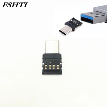100VNT Praktinį Mini Micro USB 3.1 Tipo, C Tipo, C, U Disko OTG Konverteris Adapteris, Skirtas 