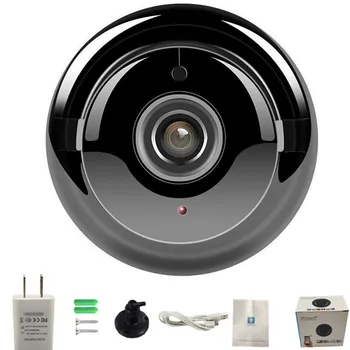1080P Wifi Kamera V380 Mini IP vaizdo Kamera Belaidžiu Infraraudonųjų spindulių Naktinis Matymas, Judesio Aptikimas, 2-Way Audio Motion Tracker Home Security