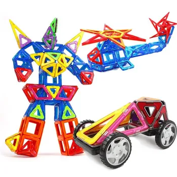 108PCS/set Mini Dydžio Magnetinių Žaislų Modelis ir Pastatų Statybos Magnetiniai Blokai Aksesuarai Švietimo Žaislai Vaikams Dovanos