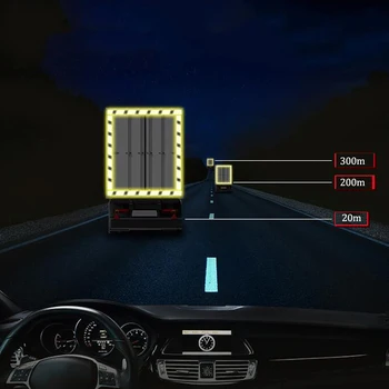 10cm pločio šviesą Atspindinčios Medžiagos Juosta Lipdukas Saugos Įspėjimas, Juostelės Atspindinčios Plėvelės sunkvežimių Juosta