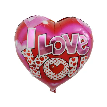 10vnt 18inch Širdies Folija Oro Balionas Vestuvių Dekoravimas Gimtadienio Helio Balionu Ballon Valentino Diena Šalis Tiekia Spalvinga