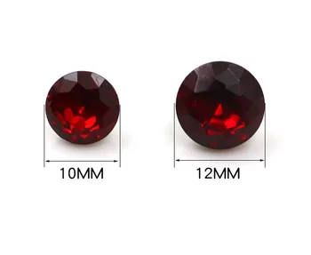 10vnt/daug Aukštos kokybės Raudonos spalvos imitacija gemstone mygtukai, Siuvimo mygtukai marškinėliai Kristalų mygtukai drabužiai, (SS-97-3)