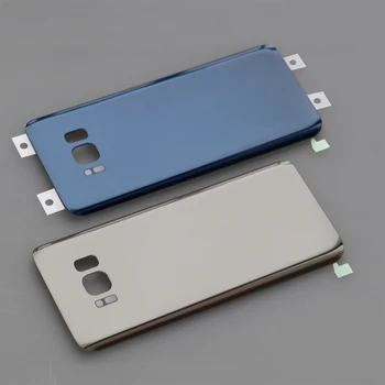 10vnt/daug Galinio Stiklo Pakeitimas Samsung Galaxy s8 G950 / S8+ S8 Plius G955 G955F Baterijos Dangtelis Galinių Durų Būsto Atveju