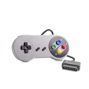 10VNT/daug Gamepad 16 Bitų duomenų Valdytojas Super Nintendo SNES Sistemos Konsolės Valdymo Mygtukai
