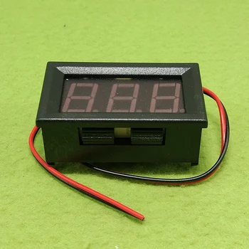 10vnt/daug LED digital AC voltmeter AC220V KINTAMOSIOS srovės matuoklis 70V ~ 500V