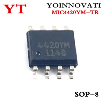 10vnt/daug MIC4420YM MIC4420YM-TR 4420 VAIRUOTOJO MOSFET 6A LS 8-SOIC IC Geriausios kokybės.