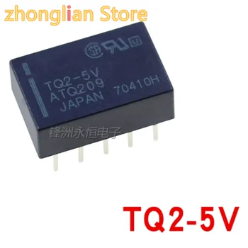 10vnt/Daug Relay TQ2-3V TQ2-5V TQ2-12V TQ2-24V TQ2-48V TQ2-5VDC ATQ209 10 pin 1A TQ2-DC5V naujas originalus