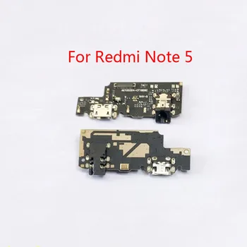 10vnt/daug Xiaomi Redmi 5 Pastaba / Note 5A Micro USB Įkrovimo Dokas Uosto Įkroviklis PCB Lenta Flex Kabelis atsarginės Dalys