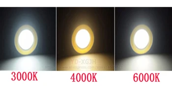 10VNT LED 5730 PCB SMD Lempa Granulių Plokštė Downlight Lemputės Šviesos Šaltinis Valdybos Lempos Chip Transformacijos 7W WattT 40MM Priedai
