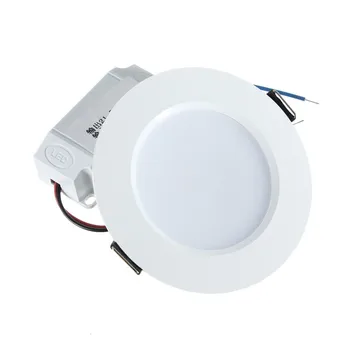 10VNT LED Apvalus Downlight 7W Embedded Vietoje Potvynių Šviesos SMD5630 LED Apvalus Patalpų Šviesos diodų (Led) Skydelį Šviesos AC85~265V