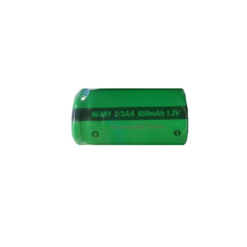 10VNT PKCELL 2/3AA 1.2 V 650mAh Ni-MH Baterijos skaičius 2/3 AA Įkraunamas Baterijas flat top Litavimo pack